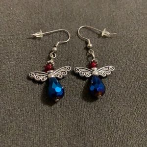 Red white and blue angels